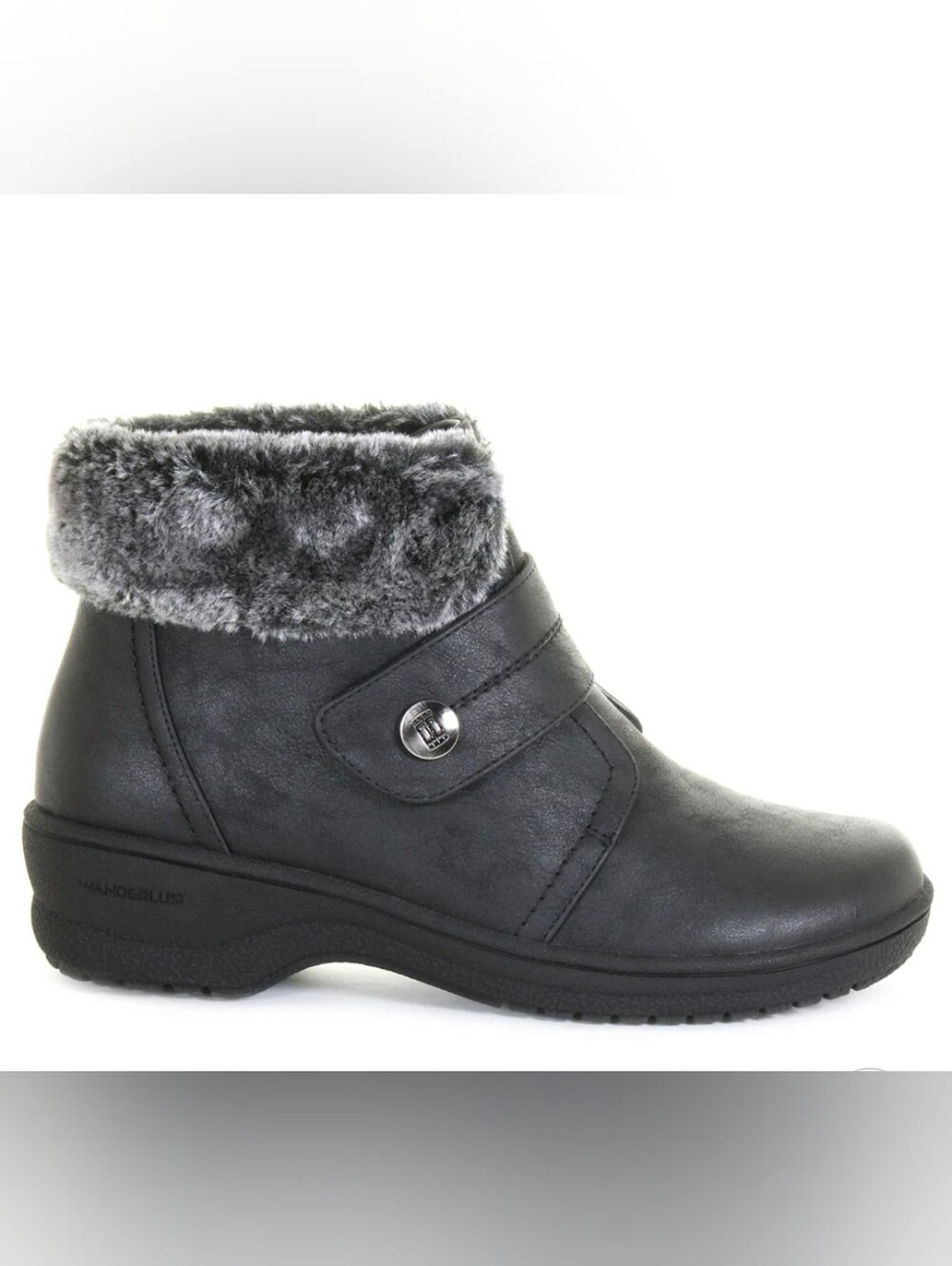WANDERLUST | perth fur cuff low boot